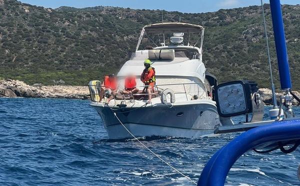 Quatre personnes, dont deux enfants, secourues au large de Senetosa après une avarie moteur