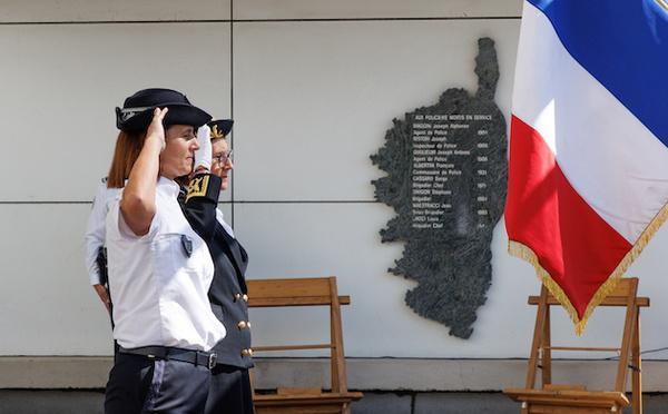 Journée de la Police nationale à Bastia : un hommage rendu aux policiers blessés et morts en mission