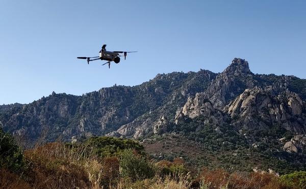 Ajaccio - La Police nationale déploie un drone à Saint Antoine pour renforcer la surveillance contre les incendies