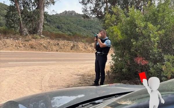 Deux grands excès de vitesse relevés sur la RT 10 entre Bonifacio et Porto-Vecchio