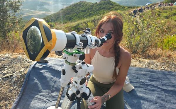 Eclipse en Corse - Objectif des astrophotographes bastiais « réussir la photo parfaite ! »