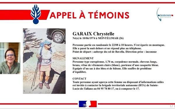 Bavella : une randonneuse portée disparue, la gendarmerie lance un appel à témoins