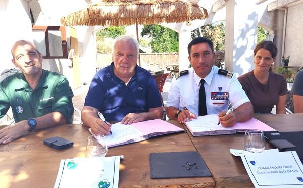 ​La base aérienne 126 s’engage à préserver les mouflons de ses survols dans le massif de Tova