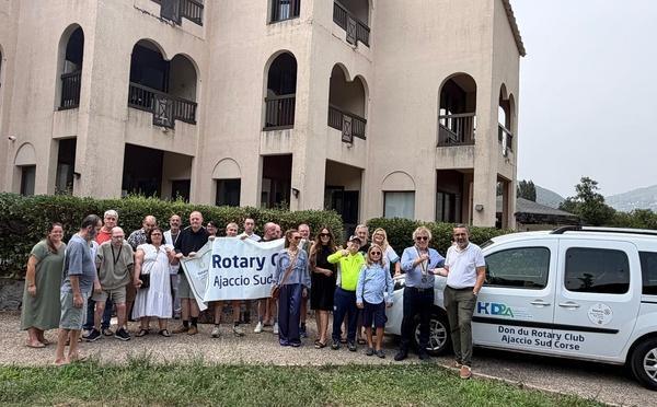 À Guagno, le Rotary Club Ajaccio Sud Corse met la solidarité en mouvement