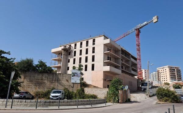 À Ajaccio, 77 nouveaux logements prennent forme dans le quartier Candia
