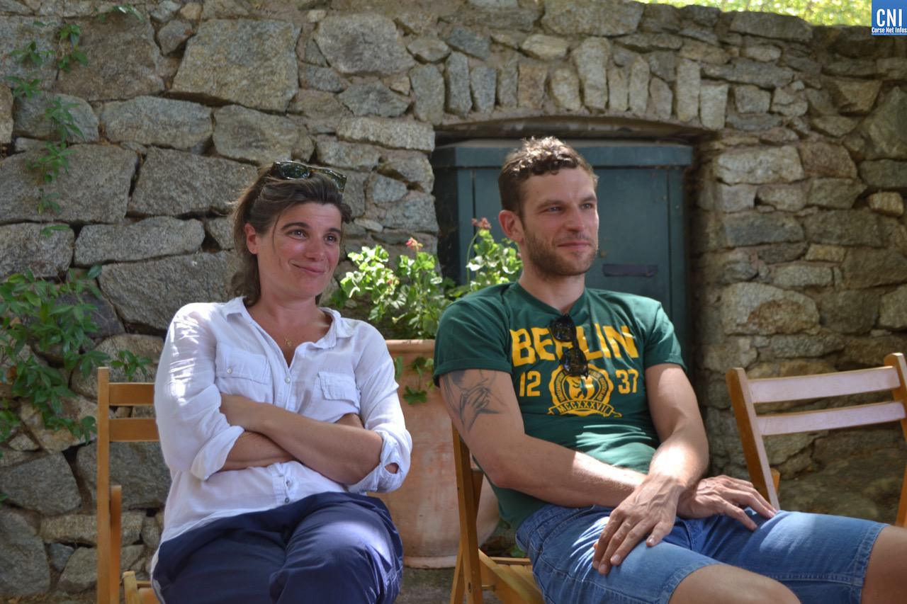 Marie Ange Luciani et Arnaud Valois à Lama