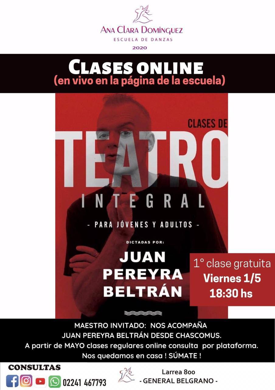 Clases de Teatro Integral - Juan Pereyra Beltrán