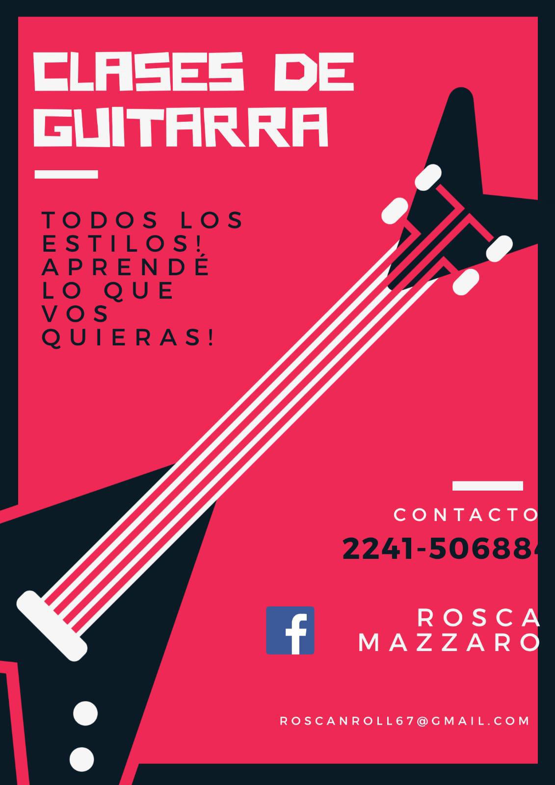 Clases de guitarra - Rosca Mazzaro