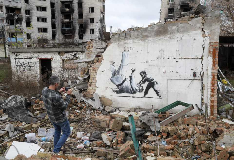 [Focus] - Banksy en Ukraine, une ou plusieurs œuvres découvertes