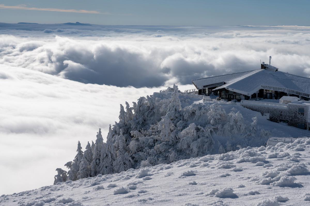 [Focus] - Le Puy de Dôme sous la neige : magnifique 