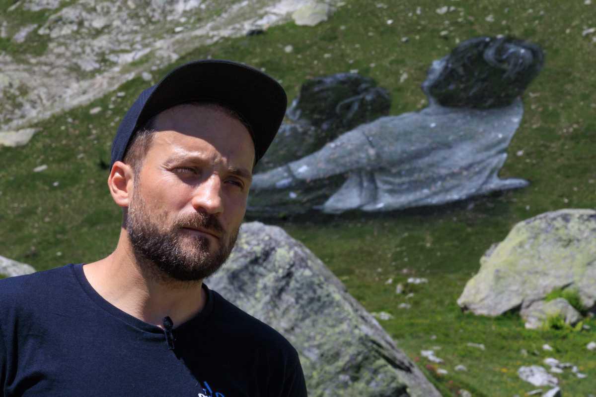 [Focus] - Une œuvre de land art au pied du Mont Blanc pour alerter sur les montagnes
