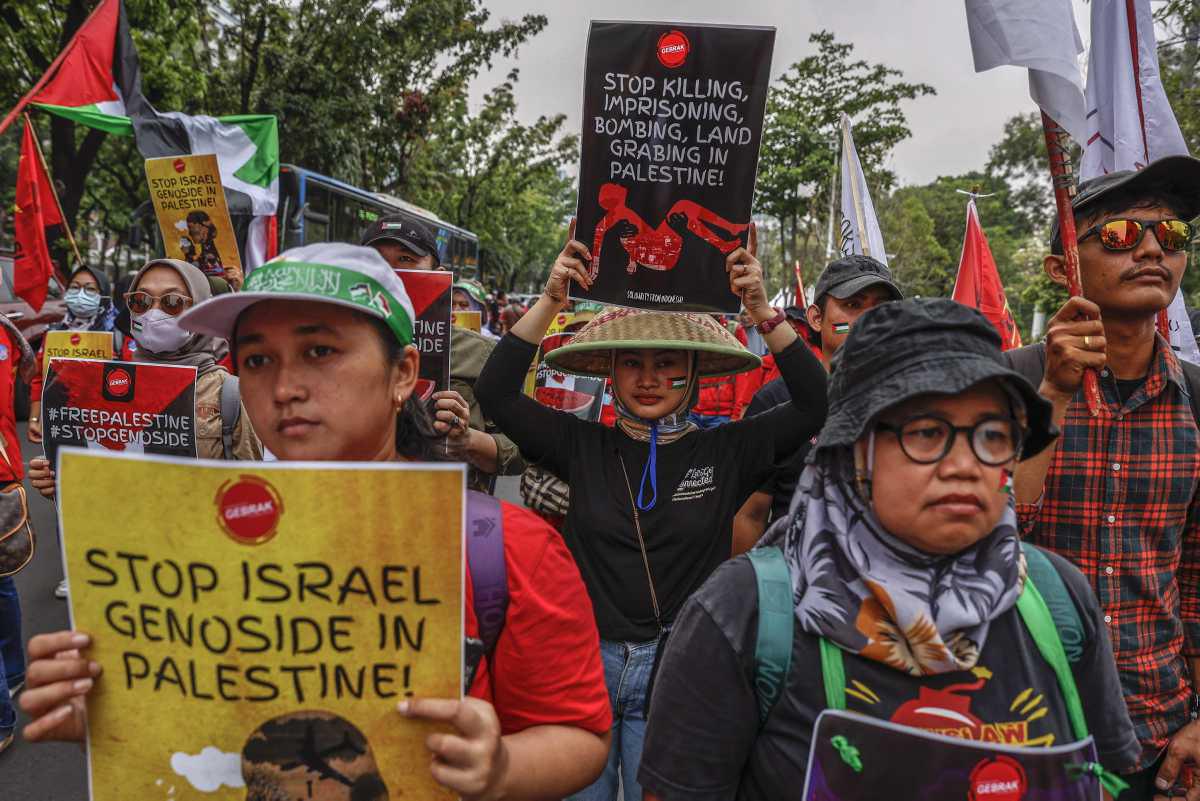 [Focus] - L'Indonésie partie prenante du conflit Israël - Hamas : des milliers de manifestants pour soutenir la Palestine