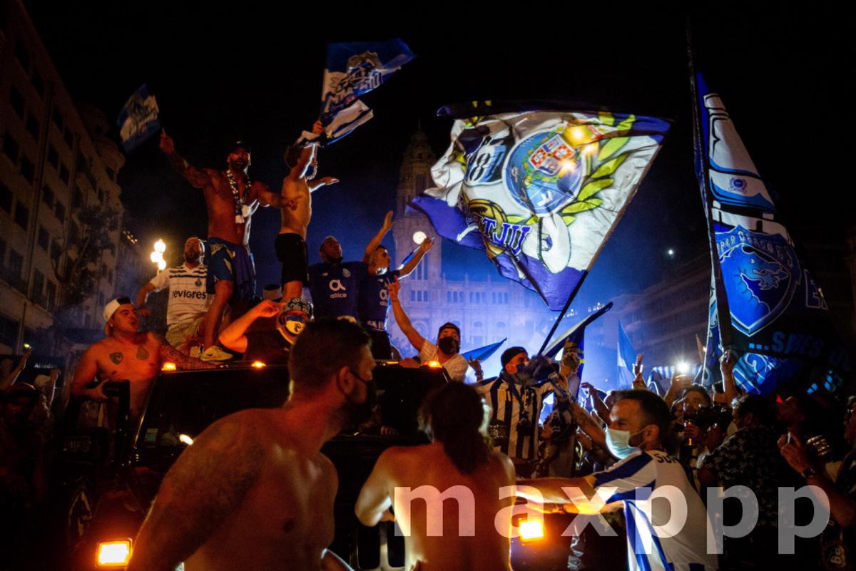 FC Porto fans celebrate First League title in Porto, Portugal