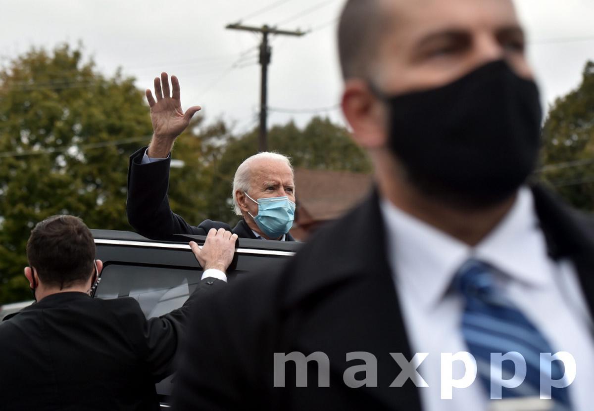 Biden in Scranton, US - 03 Nov 2020