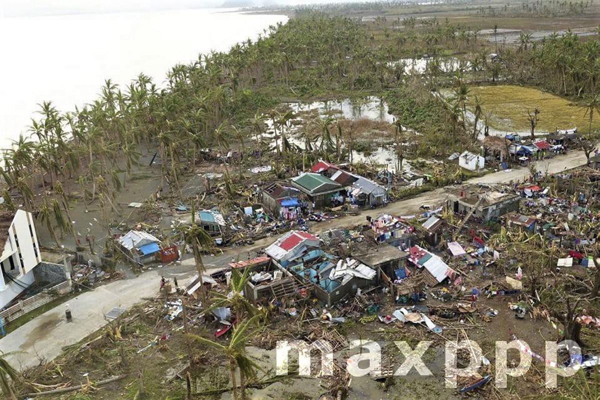 Typhoon Goni aftermath in the Philippines