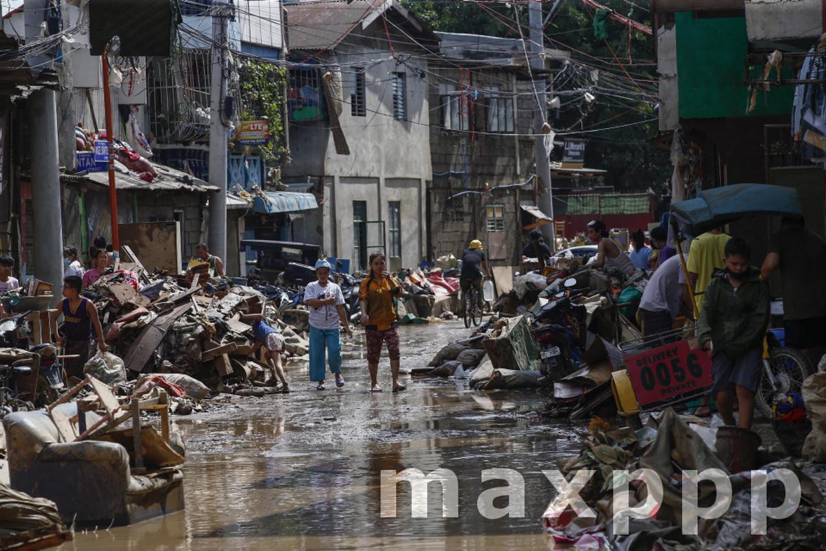 Typhoon Vamco aftermath in the Philippines