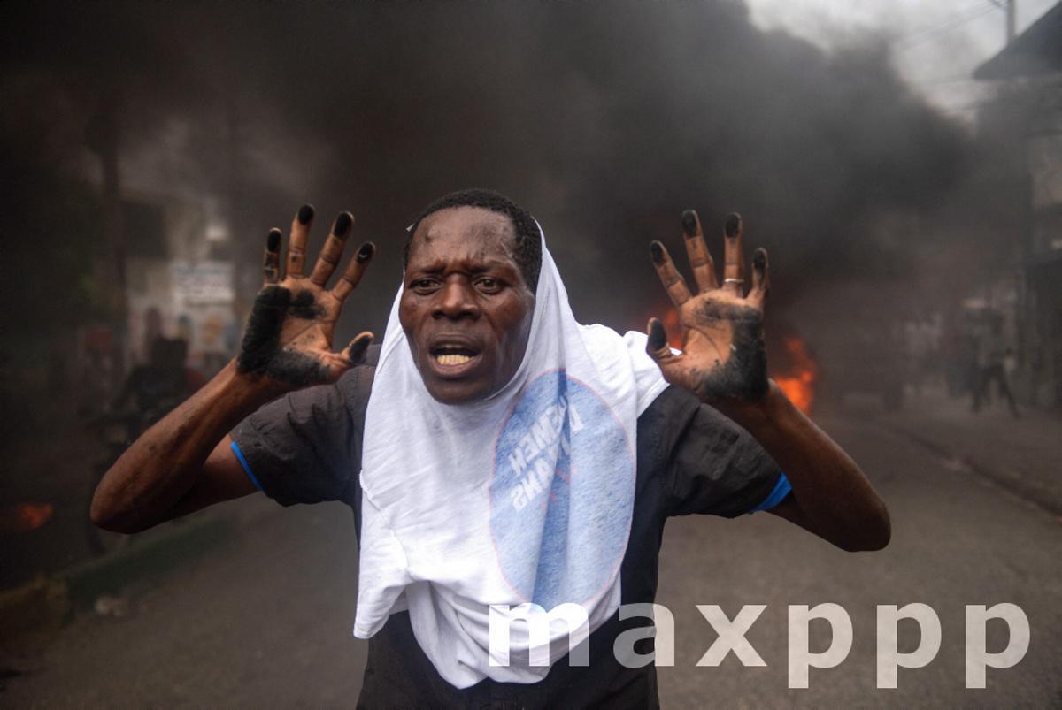Protests against the President of Haiti in Port-au-Prince