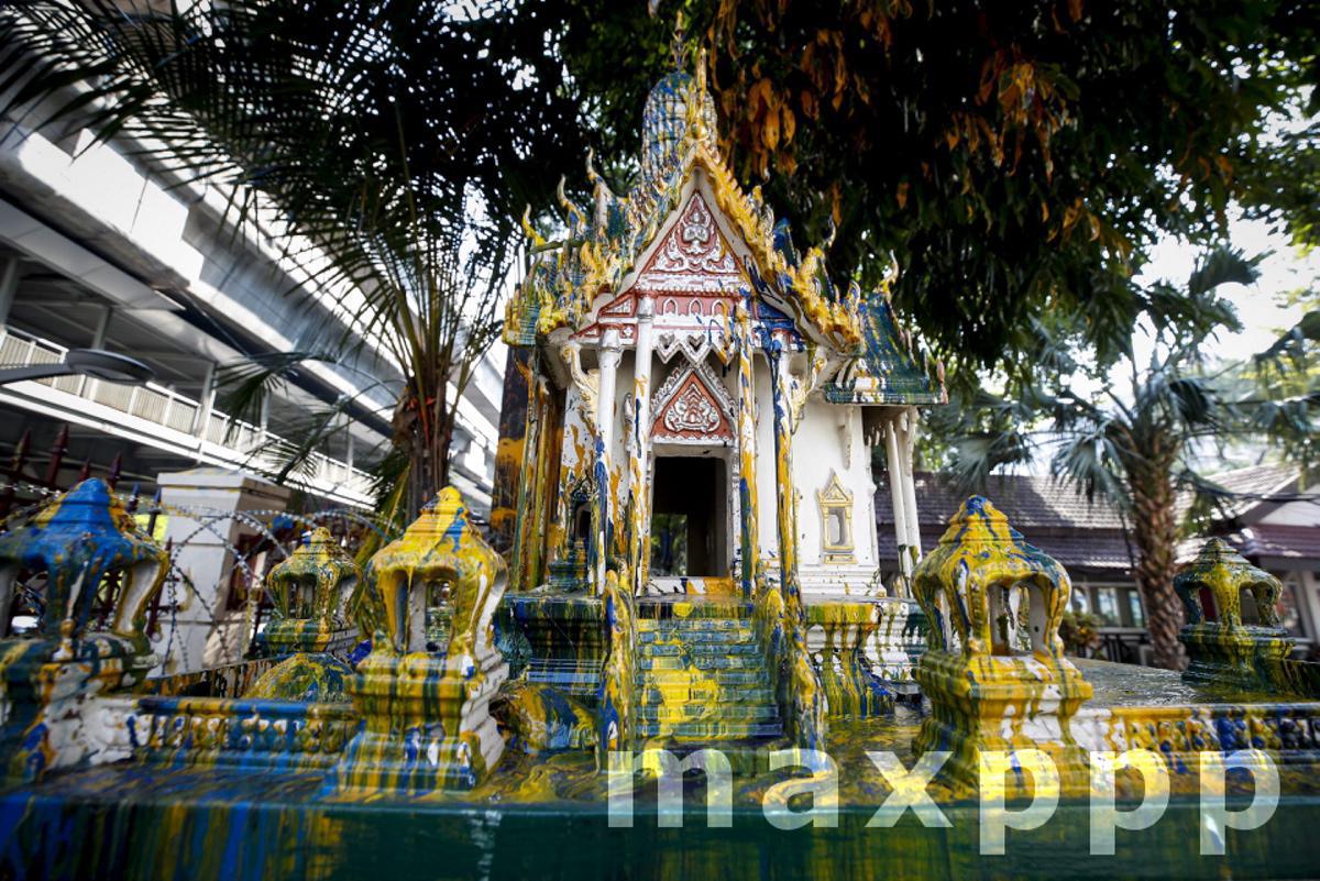 Aftermath of anti-government protest in Bangkok