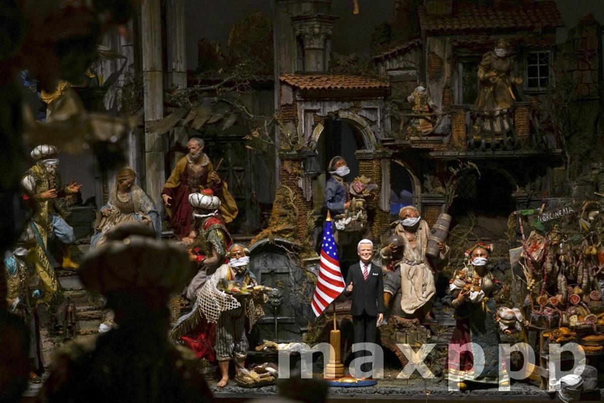Naples artist creates figurine of Joe Biden after US presidential election