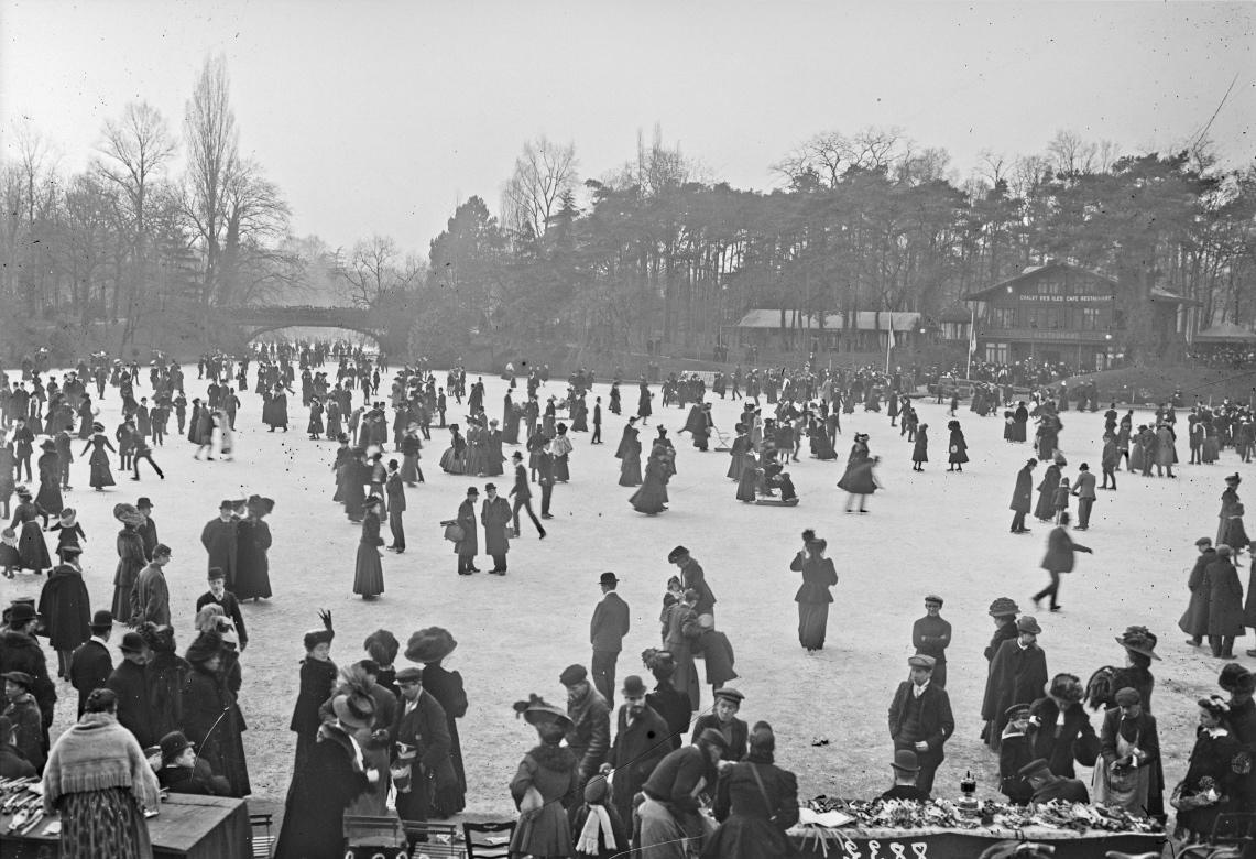 Hiver à Paris en 1908