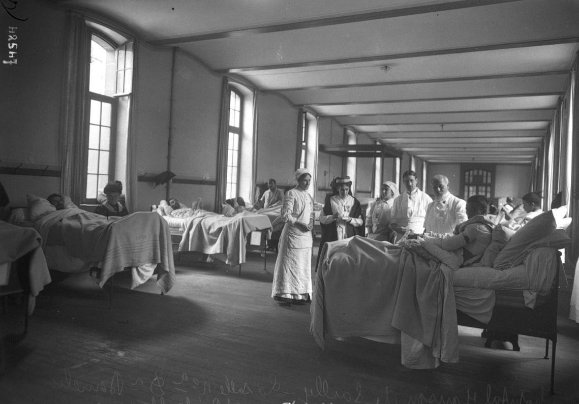 Première guerre mondiale - Secours aux militaires blessés ou malades