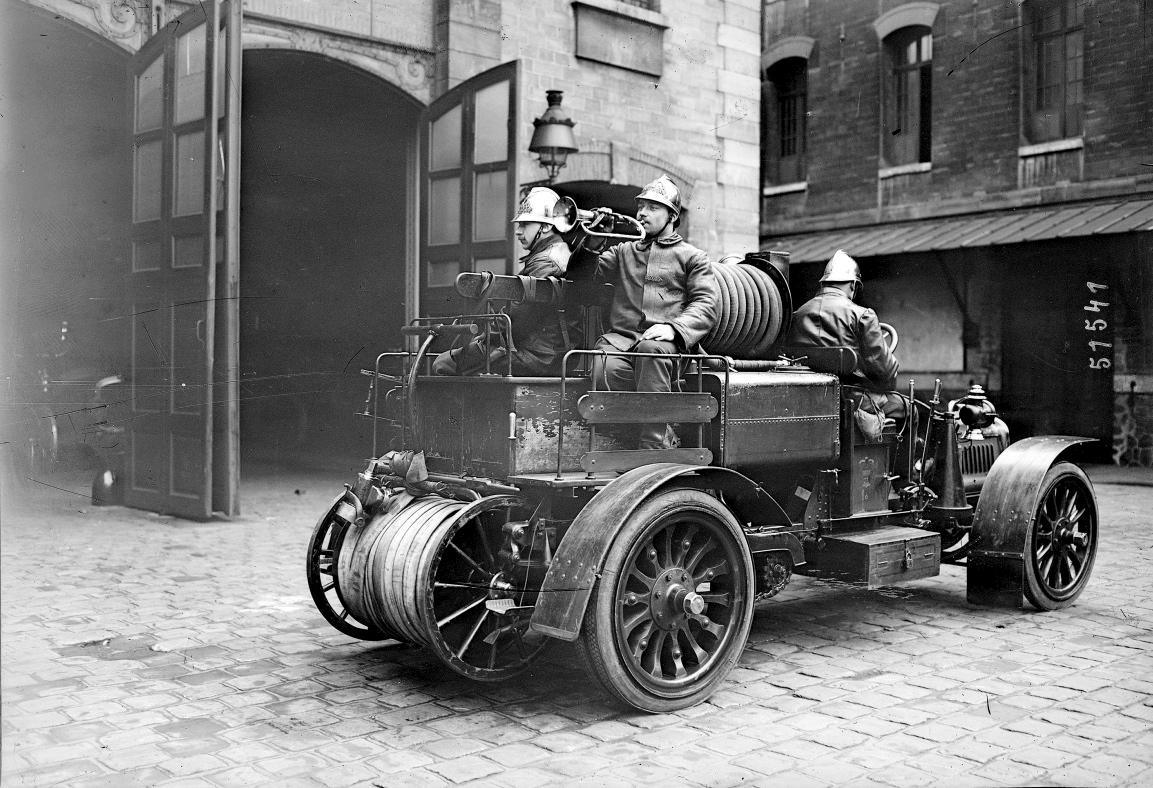 Sapeurs-pompiers, 1918