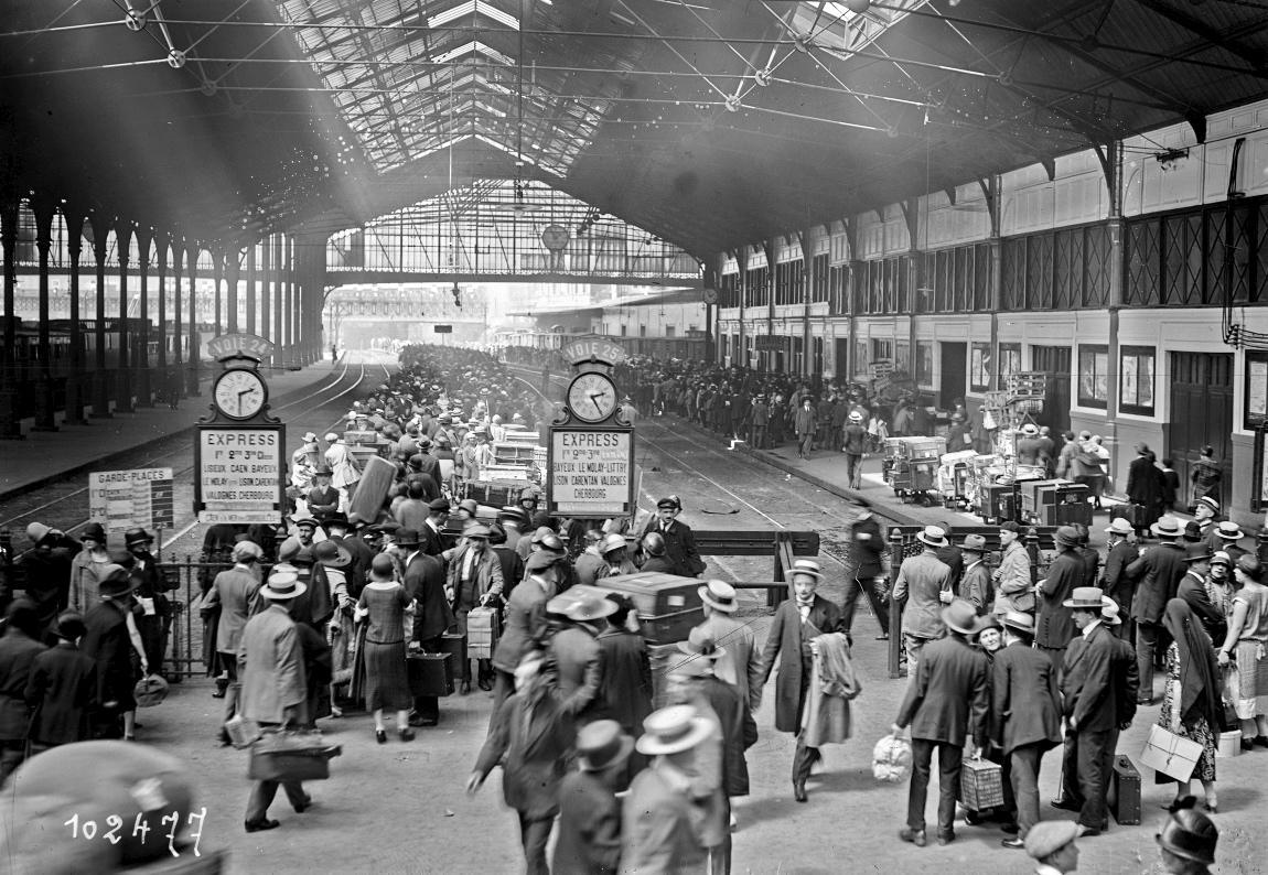 Gare Saint Lazare, 1925