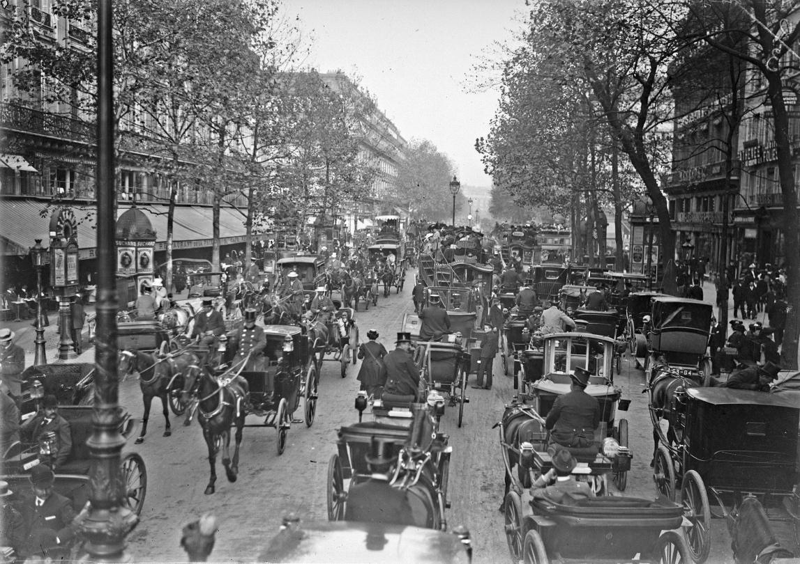 Paris - Boulevard des Capucine - Paysages urbains -1870-1913