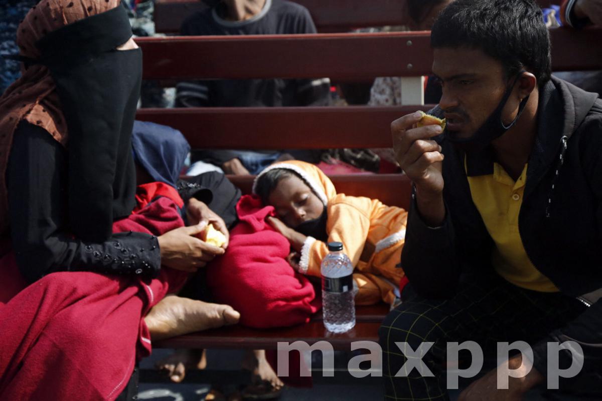 Rohingya refugees relocated to Bhashan Char island