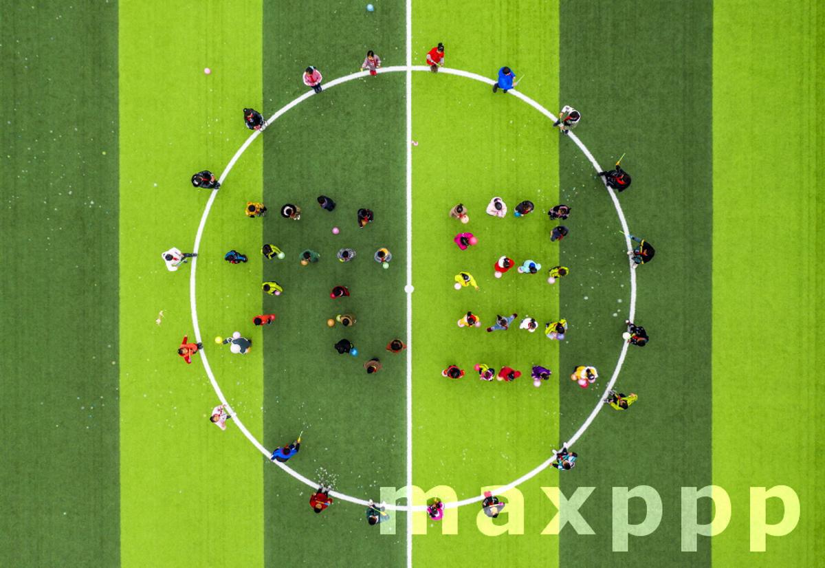 students playing games