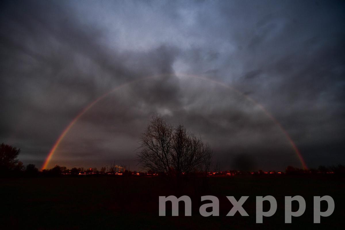 Rainbow above Debrecen