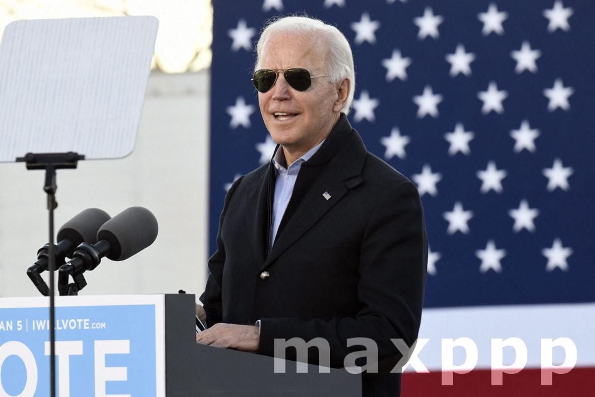 President-elect Biden campaigns in Georgia Senate runoff