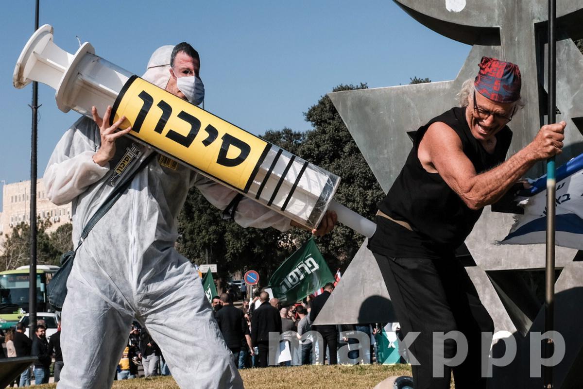COVID-19: PROTESTS: Jerusalem