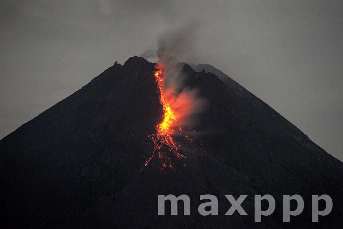 Volcanic Mount Merapi