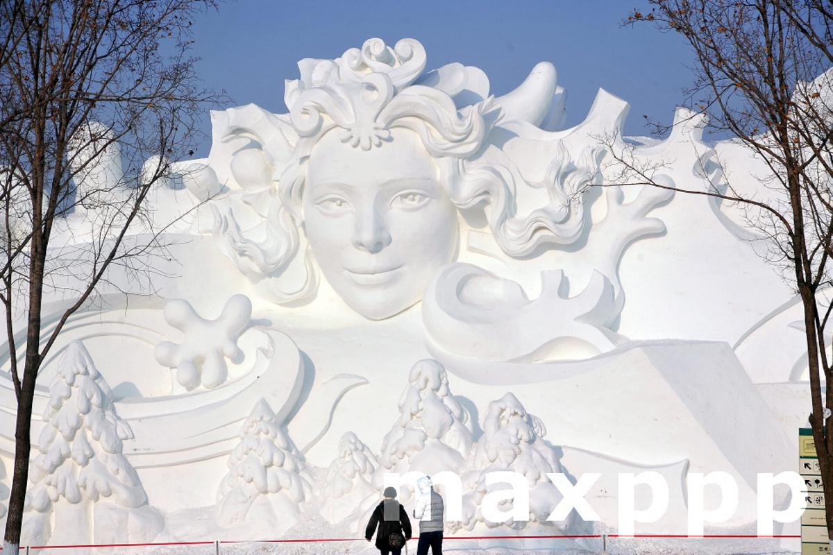 33rd Harbin Sun Island International Snow Sculpture Art Expo Opens To The Public