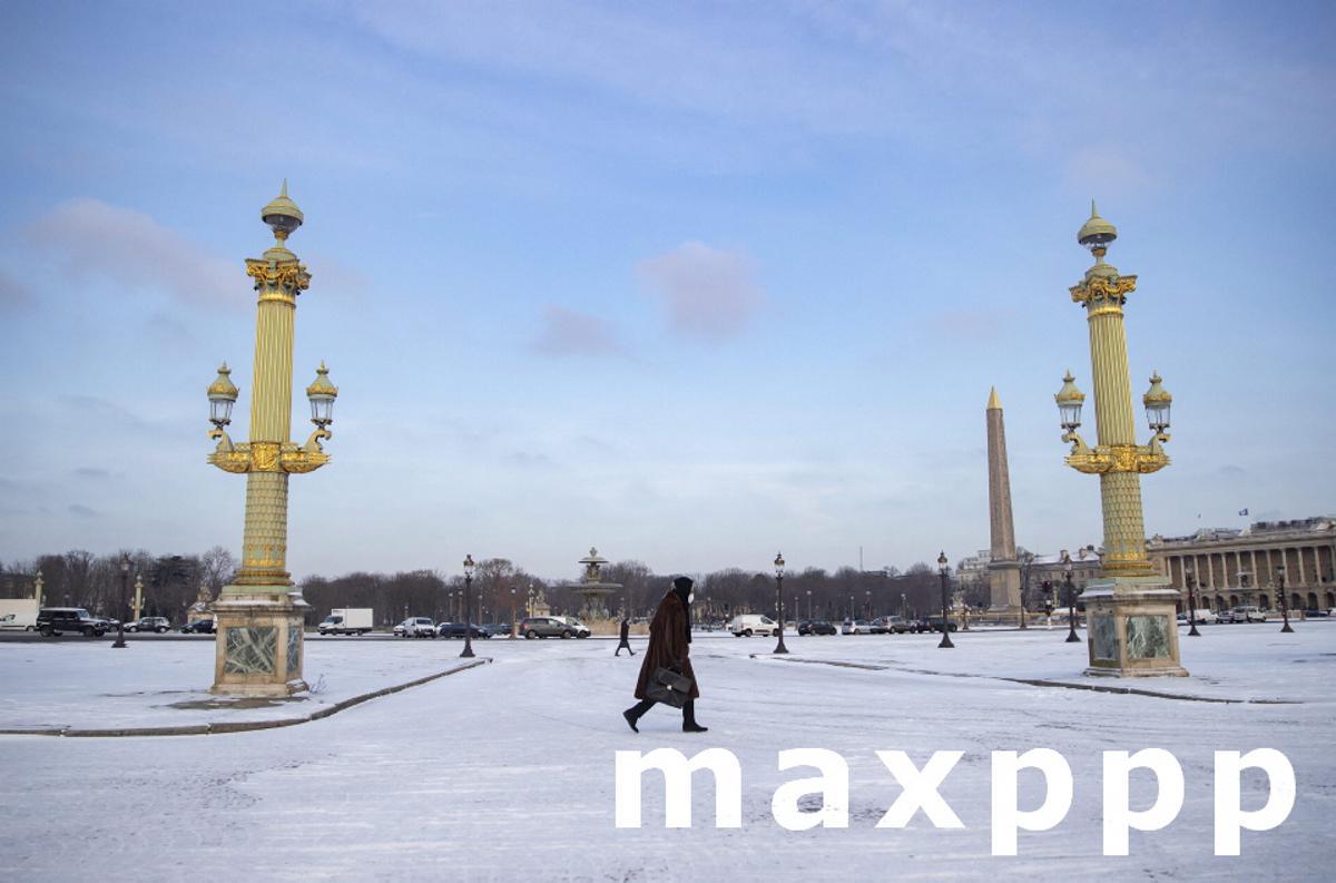 Paris blanketed in snow as winter chill sweeps across northern France