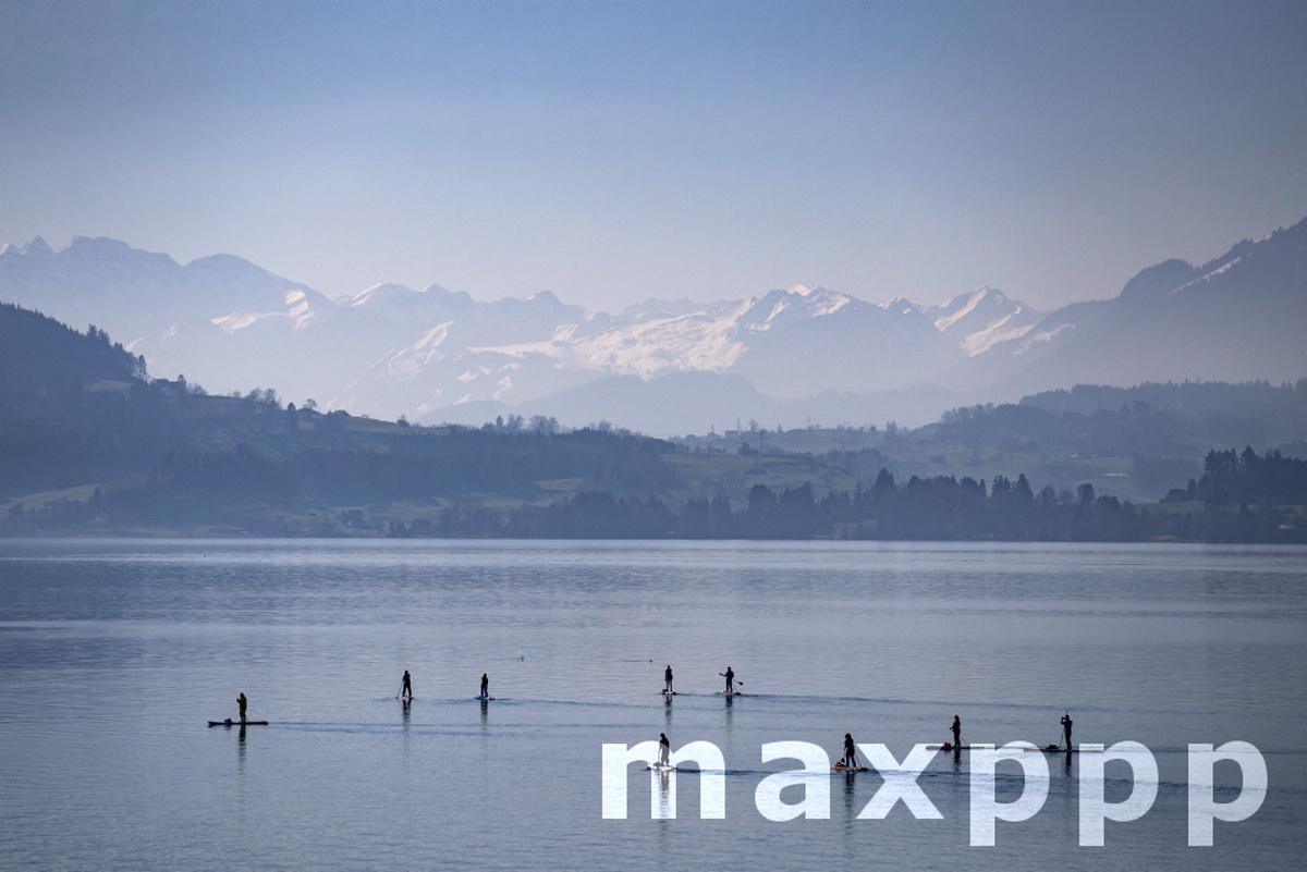 Sunny Sunday in Zug, Switzerland