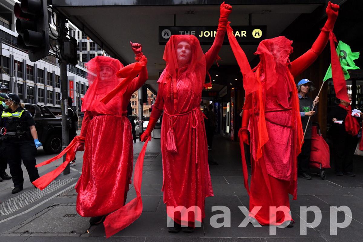 Extinction Rebellion protests in Melbourne