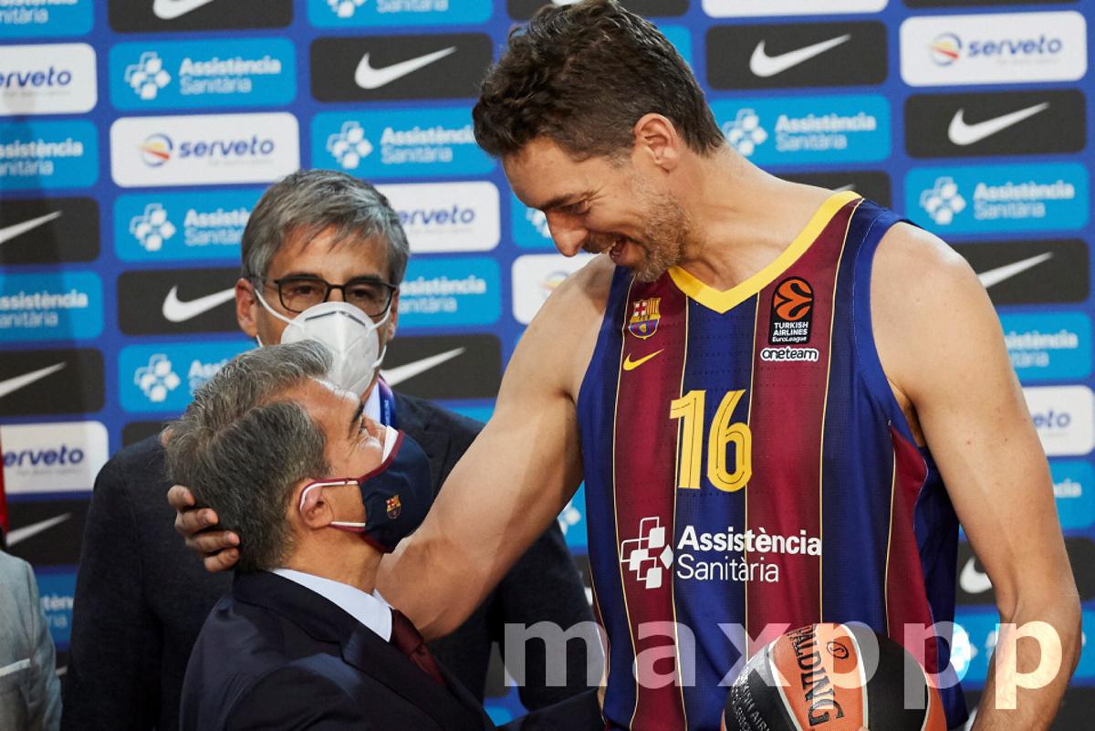 Pau Gasol's presentation with FC Barcelona