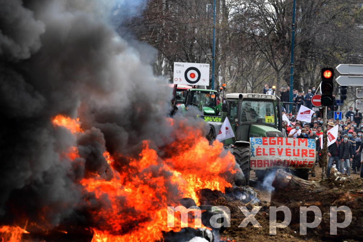 Manifestation Agriculteurs Clermont Ferrand