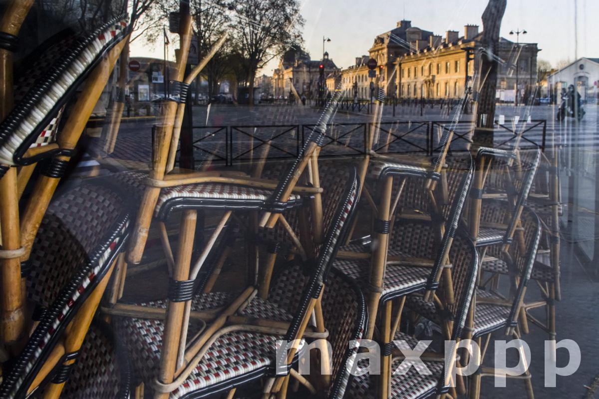 View of Paris during the lockdown.