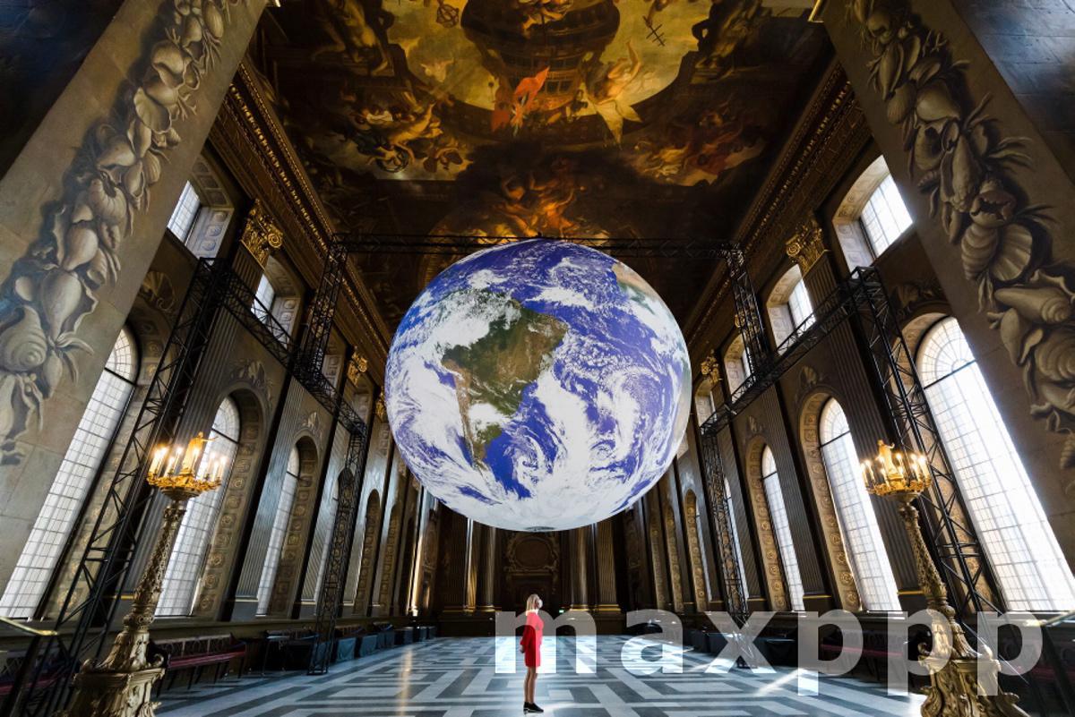 Gaia installation at Royal Naval College in Greenwich