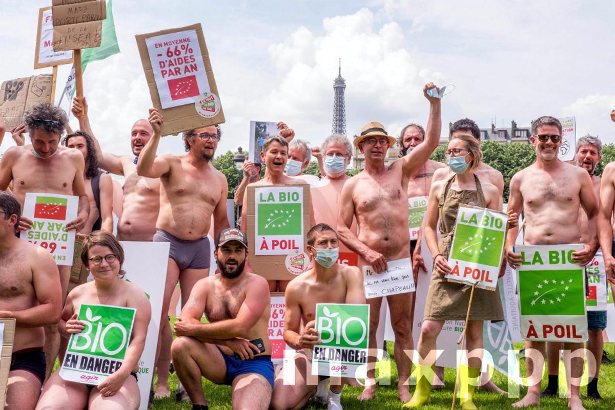 Rassemblement a l appel de la Federation nationale d'agriculture biologique