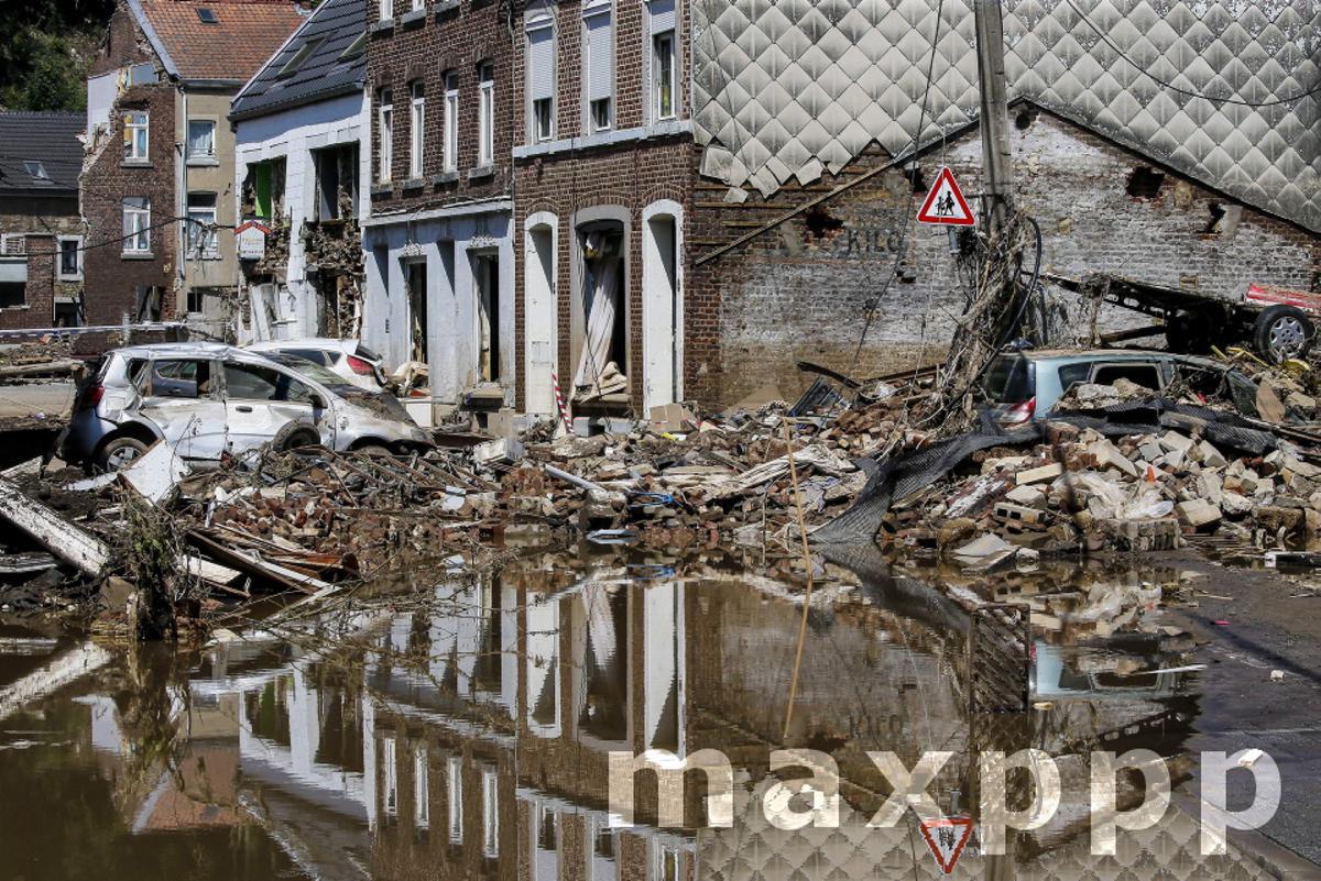 Flooding in Belgium
