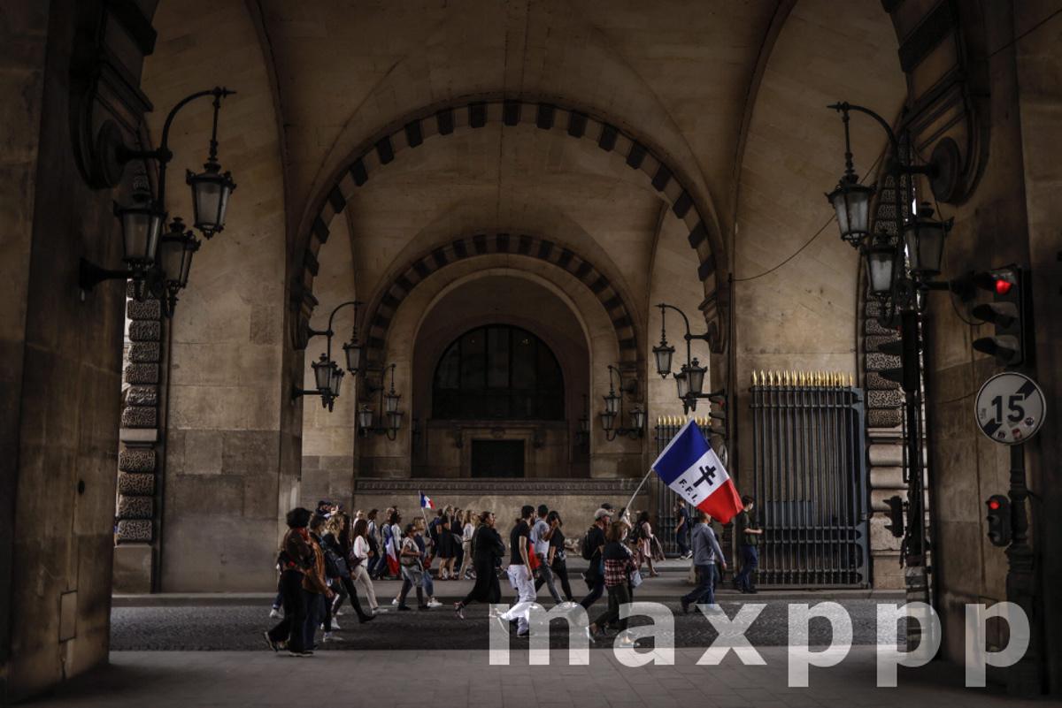 Anti-vaccination demonstration in Paris