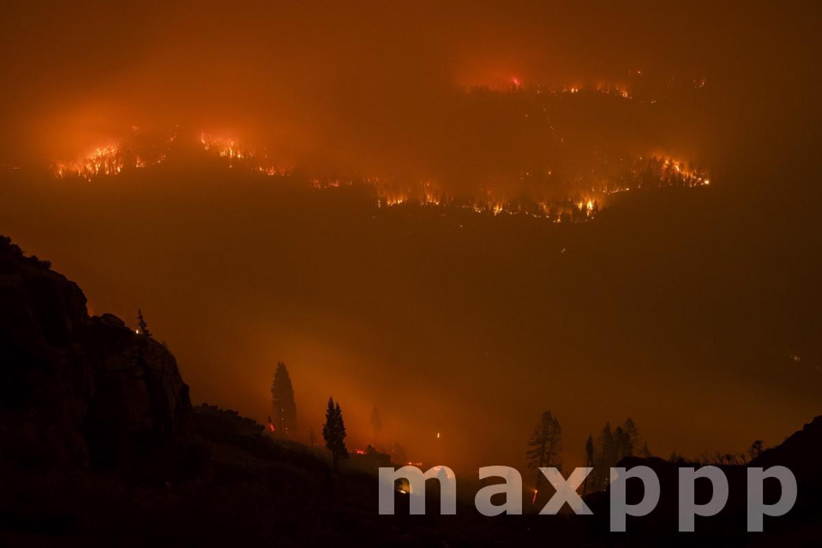 Caldor Fire near South Lake Tahoe