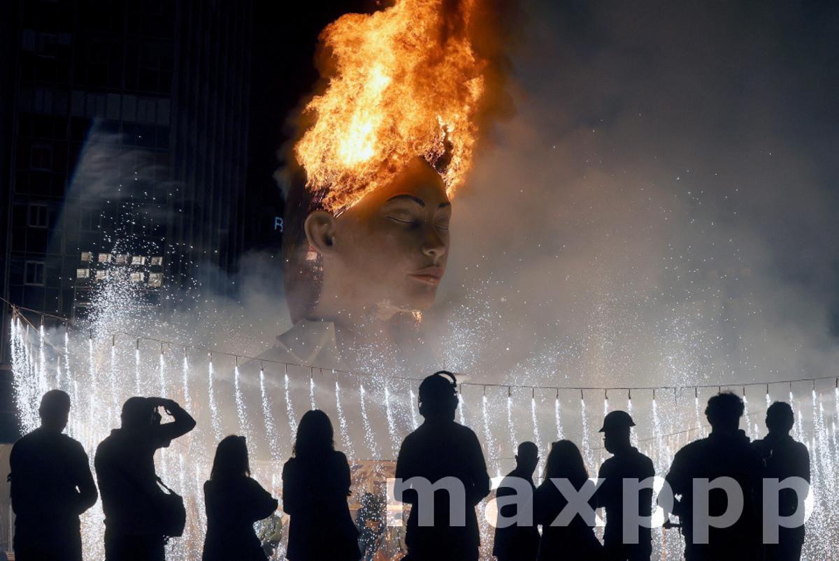 Fallas celebration in Valencia