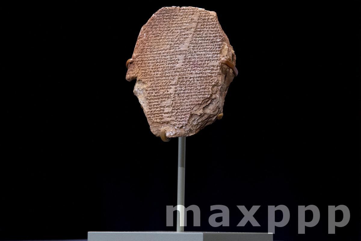 Repatriation ceremony of Gilgamesh tablet and a Sumerian ram sculpture to Iraq
