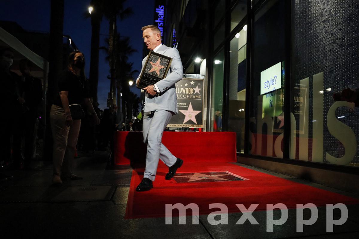 Actor Daniel Craig Recieves Star on Hollywood Walk of Fame