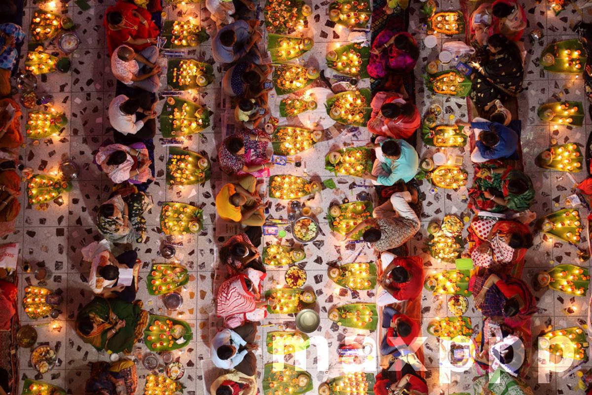 Rakher Upobash annual religious fasting festival of Hindu religion